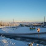 Mountain Top Roundabout Letterkenny Co. Donegal by John Orr