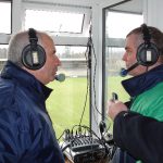 Charlie Collins interviewing Donegal Manager Brian Mc Eniff