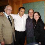 The late Don O Doherty, Martin Friel, Bernard Harper and Linda  Mc Groarty