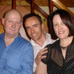 Tommy Rosney, Martin Friel and Rosemary Herritty