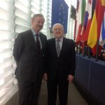 Pat The Cope Gallagher MEP and Commissioner Siim Kallas in Strasbourg 