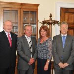 Sean and Marie Devine who had brought their campaign to Stormont