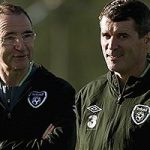 Roy Keane and Martin O'Neill