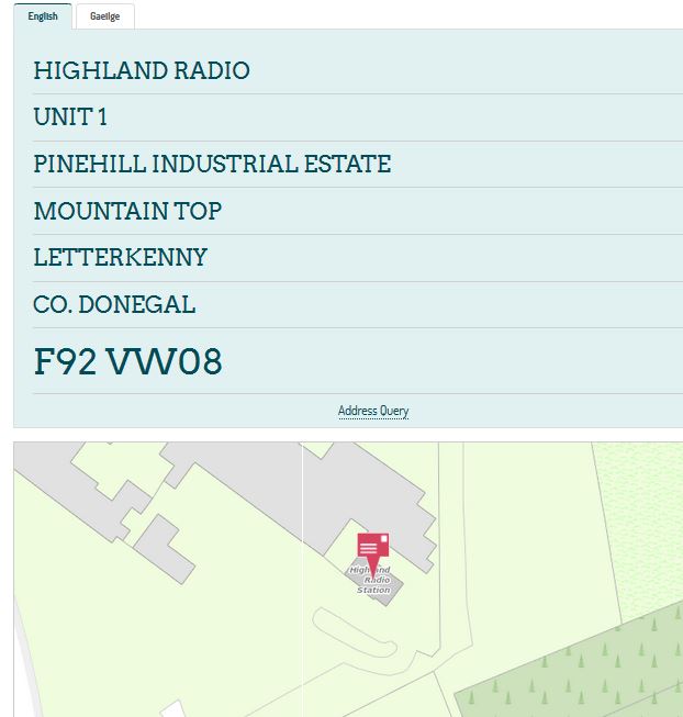 Postcode system to be launched today Donegal's will begin with F9