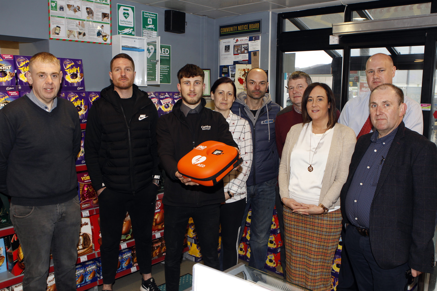 Aed Defibrillator Installed At Mountain Top Letterkenny Highland