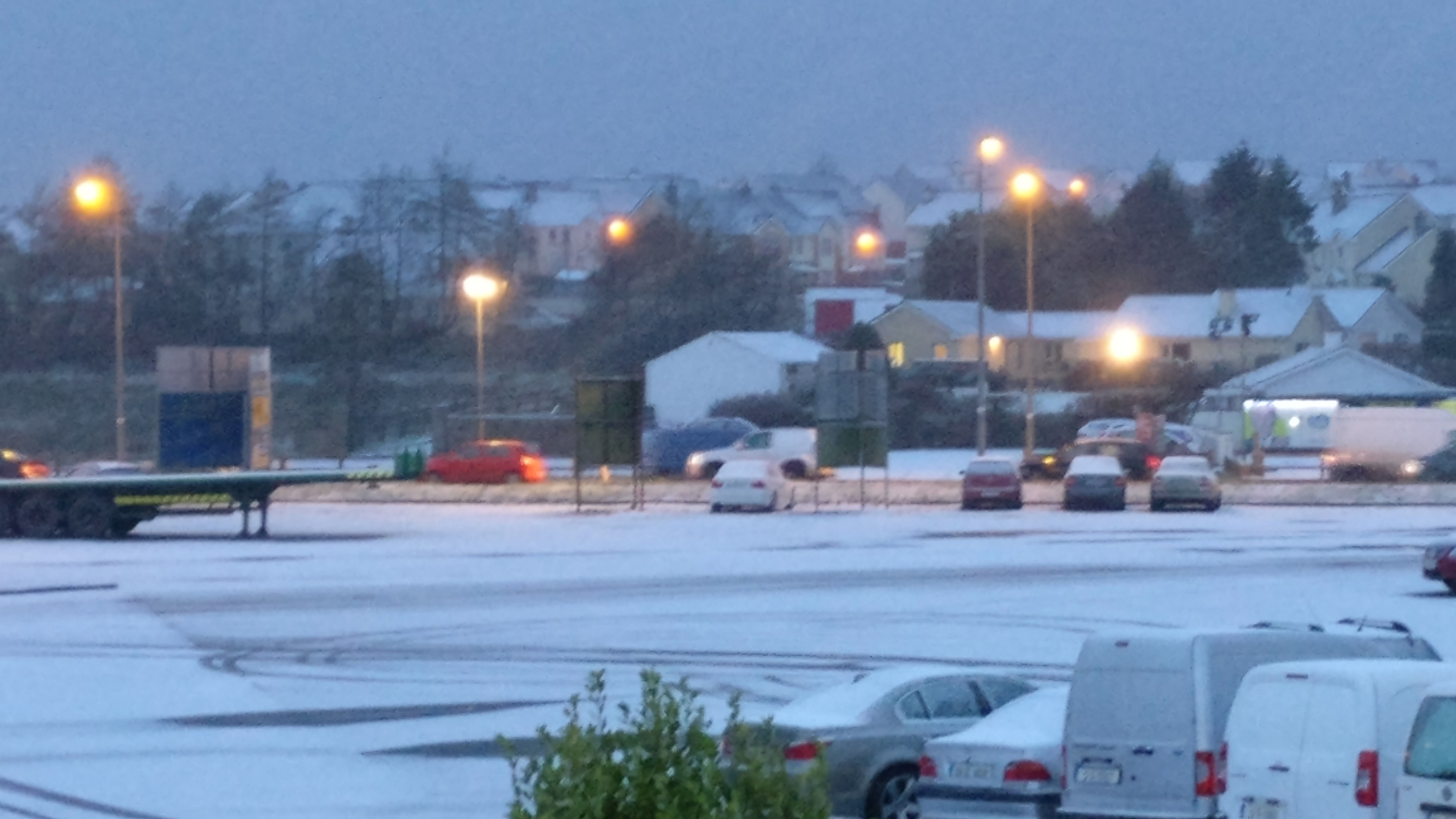 Snow falling in Donegal as weather warning takes effect Highland